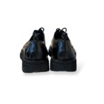 Derby Vail Barrett Uomo con Cucitura sulla Vaschetta in Pelle Spazzolata Nera art. 013.2 - immagine 4
