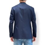 Giacca La Torre in Lana Sfoderata Vitale Barberis Blu Drop 7 Art. F74 PU0091/101 - immagine 2