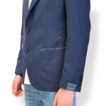 Giacca La Torre in Lana Sfoderata Vitale Barberis Blu Drop 7 Art. F74 PU0091/101 - immagine 3