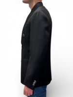 Giacca Doppiopetto Lardini Sfoderata Nera Art. CN6203EJ CN65502 990 - immagine 2