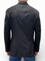 Giacca Doppiopetto Lardini Sfoderata Nera Art. CN6203EJ CN65502 990 - immagine 3