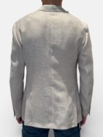 Giacca Lardini in Misto Lino Beige Ecrù Art. CN6202E CN64519 150 - immagine 3