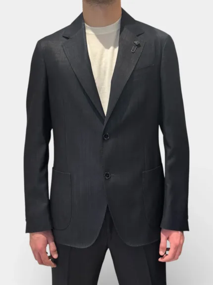 Abito Lardini Semifoderato Effetto Denim Scuro Art. PA6300E PAIF66417 850