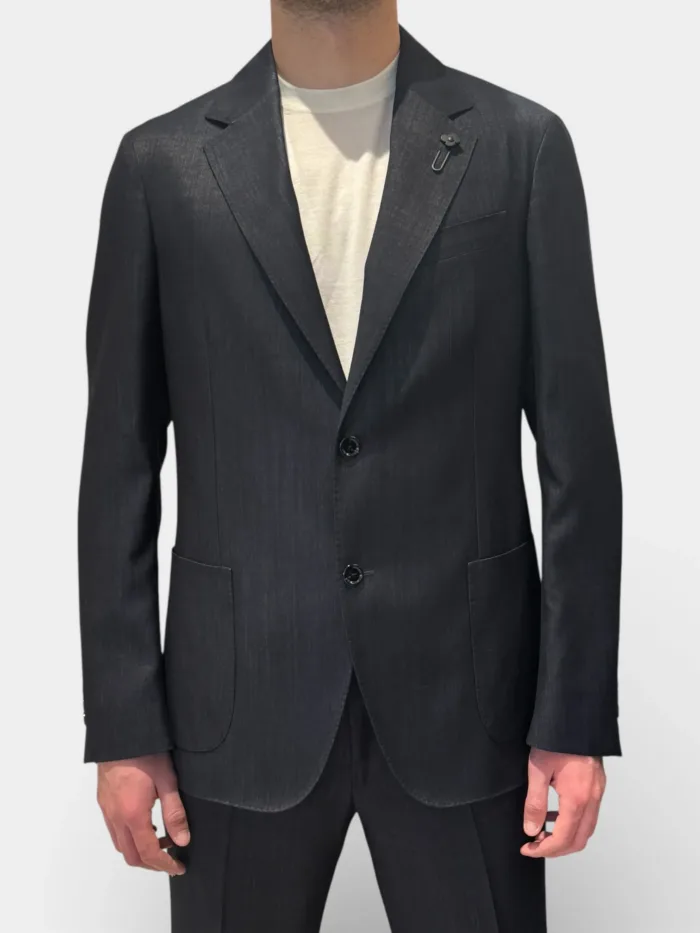 Abito Lardini Semifoderato Effetto Denim Scuro Art. PA6300E PAIF66417 850, foto 1 di 7