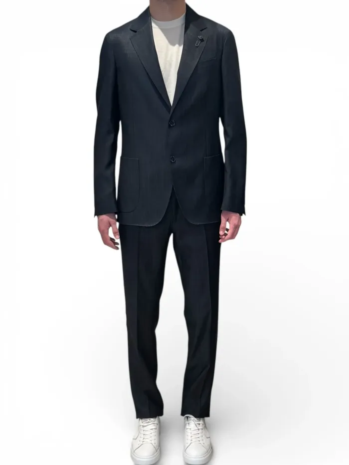 Abito Lardini Semifoderato Effetto Denim Scuro Art. PA6300E PAIF66417 850, foto 2 di 7