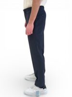 Abito Lardini Semifoderato in Tessuto Loro Piana Zelander Dream Blu Denim Art. CN445AE CN64416 820 - immagine 6