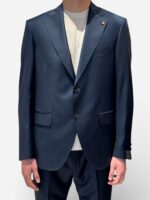 Abito La Torre Blu Notte in Tessuto Loro Piana Australis Drop 4 Art. AO34EF PU0046/100