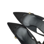 Slingback Furla in Camoscio Nero Tacco 10 cm art. YK87SFE-C10000 - immagine 5