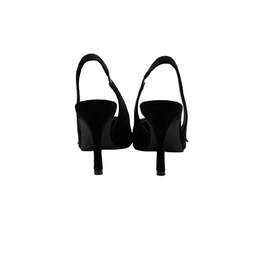 Slingback Furla in Camoscio Nero Tacco 10 cm art. YK87SFE-C10000, foto 4 di 5