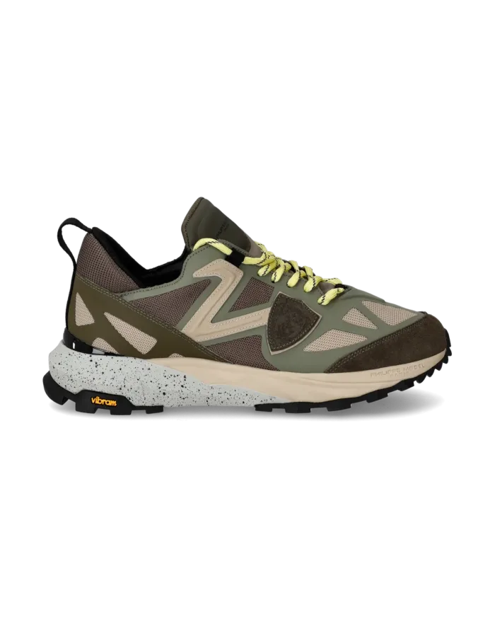 Sneakers Uomo Philippe Model Rocx In Tessuto Tecnico Verde cod. RXLU TP12, foto 1 di 5
