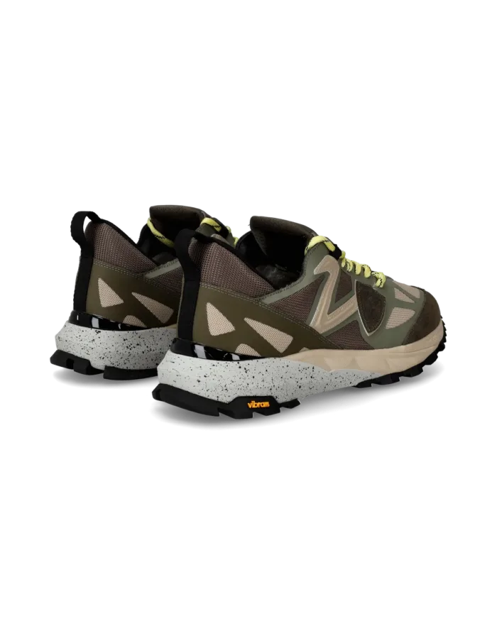 Sneakers Uomo Philippe Model Rocx In Tessuto Tecnico Verde cod. RXLU TP12, foto 4 di 5