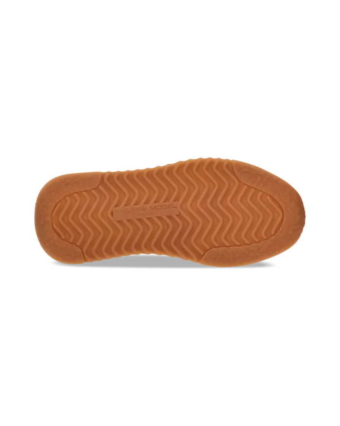 Sneakers Donna Philippe Model Tropez 2.1 Bianco Oro e Azzurro cod. TYLD WD01, foto 5 di 5