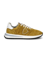 Sneakers Uomo Philippe Model  Paris Tropez 2.1 in Camoscio Senape e Spoiler Bianco art. TYLU DL03