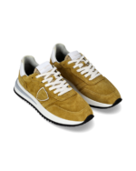 Sneakers Uomo Philippe Model  Paris Tropez 2.1 in Camoscio Senape e Spoiler Bianco art. TYLU DL03 - immagine 2