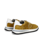Sneakers Uomo Philippe Model  Paris Tropez 2.1 in Camoscio Senape e Spoiler Bianco art. TYLU DL03 - immagine 3