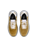 Sneakers Uomo Philippe Model  Paris Tropez 2.1 in Camoscio Senape e Spoiler Bianco art. TYLU DL03 - immagine 4