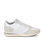 Sneakers Donna Philippe Model Tropez In Pelle e Camoscio Bianco art. TZLD 6001