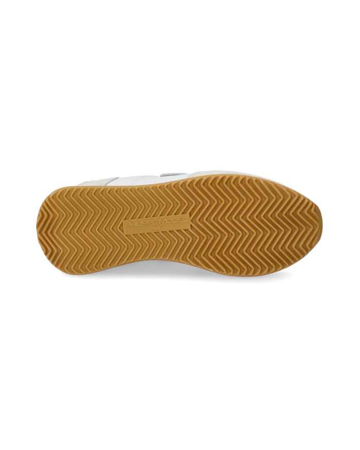Sneakers Donna Philippe Model Tropez In Pelle e Camoscio Bianco art. TZLD 6001, foto 6 di 6
