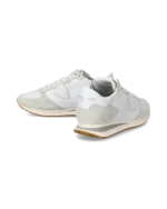 Sneakers Donna Philippe Model Tropez In Pelle e Camoscio Bianco art. TZLD 6001 - immagine 3