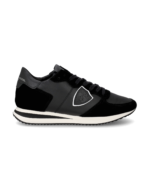 Sneakers Donna Philippe Model Tropez In Pelle e Camoscio Nero art. TZLD 6004