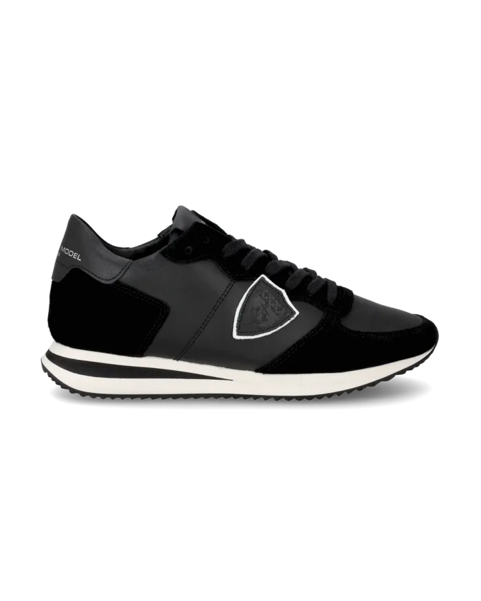 Sneakers Donna Philippe Model Tropez In Pelle e Camoscio Nero art. TZLD 6004, foto 1 di 5