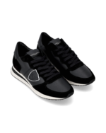 Sneakers Donna Philippe Model Tropez In Pelle e Camoscio Nero art. TZLD 6004 - immagine 3