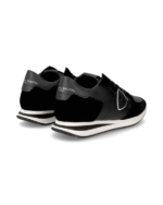 Sneakers Donna Philippe Model Tropez In Pelle e Camoscio Nero art. TZLD 6004 - immagine 2