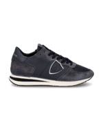 Sneakers Donna Philippe Model Tropez In Pelle e Camoscio Blu art. TZLD 6005
