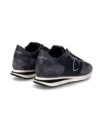 Sneakers Donna Philippe Model Tropez In Pelle e Camoscio Blu art. TZLD 6005 - immagine 3