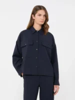 Camicia MaxMara Weekend in Fresco Lana Blu Art. WKDMULINO - immagine 3