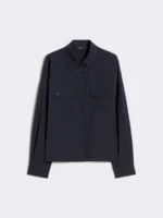 Camicia MaxMara Weekend in Fresco Lana Blu Art. WKDMULINO