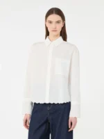 Camicia MaxMara Weekend in puro cotone con Ricamo Art. WKDNEUTRO - immagine 2