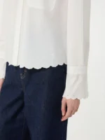 Camicia MaxMara Weekend in puro cotone con Ricamo Art. WKDNEUTRO - immagine 5