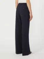 Pantalone MaxMara Weekend in Fresco Lana Blu Art. WKDMALLO - immagine 3