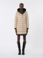 Piumino Imbottito Lungo MaxMara Weekend Beige e Nero reversibile  Art. Uggioso - immagine 2
