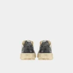 Sneakers Autry Medalist Donna Super Vintage in Pelle Bianca, Pelle Azzurra art. AVLW MT03 - immagine 3