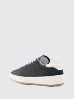 Sneakers Uomo Philippe Model Nice in Pelle e Camoscio Blu cod. VNLU WX66 - immagine 3