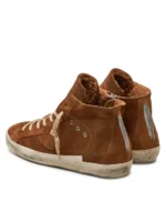 Stivaletto Sneakers Uomo Philippe Model Paris Prsx In Pelle Scamosciata Cuoio ed Imbottitura Interna cod. PRHU DF03 - immagine 4