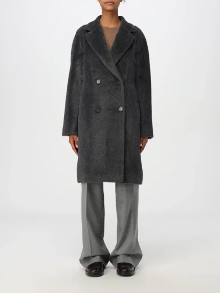 Cappotto 'S MaxMara in pura Lana Roseto Grigio Art. Roseto