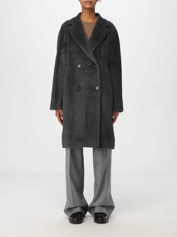Cappotto 'S MaxMara in pura Lana Roseto Grigio Art. Roseto, foto 1 di 3