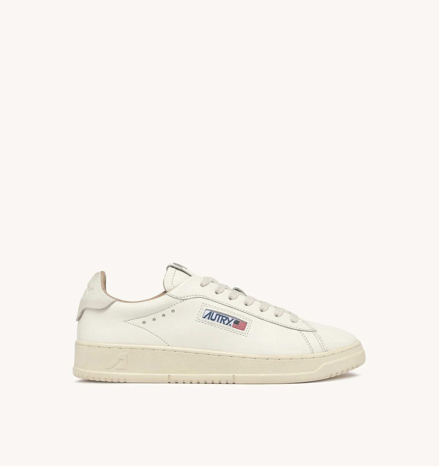 Sneakers Autry Dallas Donna in Pelle Avorio art. ADLW MR01 - immagine 1