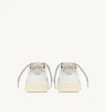 Sneakers Autry Donna in Pelle Bianca con Laccio Argento art. AULW SW02 - immagine 7