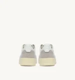 Sneakers Autry Donna In Pelle Bianca e Camoscio Beige Glitterato art. AULW PK01 - immagine 5