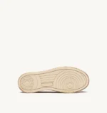 Sneakers Autry Medalist Donna Super Vintage in Pelle Bianca, Pelle Rosa Tallone Argento art. AVLW MT06 - immagine 5