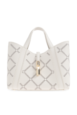 Borsa A Mano Media con Tracolla Furla In Pelle Traforata color Bianca art. Furla Goccia WB01789-BX3947