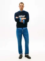 Jeans River Relaxet Straight Uomo Tommy Hilfiger Lavaggio Medio art. MW0MW41897 1A7