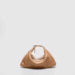 Borsa media da polso o a Spalla Minobossi in Morbida Nappa Nocciola art. BRACELET JANE NAPPA ROSE GOLD