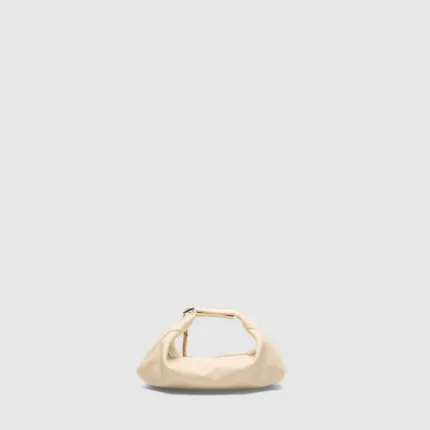 Borsa mini da polso Minobossi in Morbida Nappa Avorio art. BRACELET JOY NAPPA LATTE