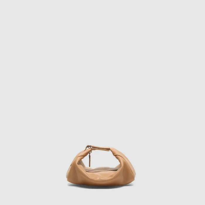 Borsa mini da polso Minobossi in Morbida Nappa Nocciola art. BRACELET JOY NAPPA ROSA GOLD, foto 1 di 5