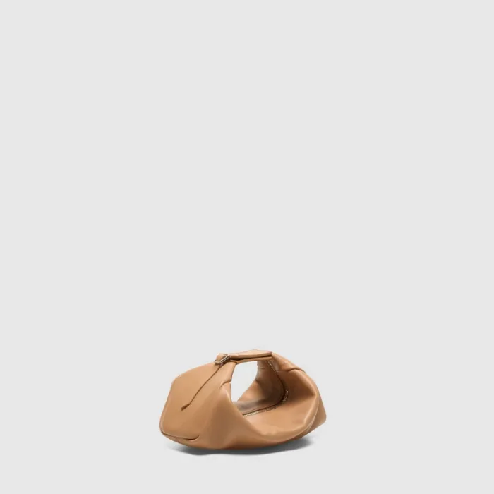 Borsa mini da polso Minobossi in Morbida Nappa Nocciola art. BRACELET JOY NAPPA ROSA GOLD, foto 2 di 5